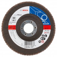 Bosch Flap disc X551, Expert for Metal D= 125 mm; G= 80, angled