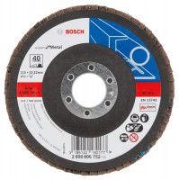 Bosch Flap disc X551, Expert for Metal D= 115 mm; G= 40, angled
