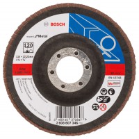 Bosch Flap disc X551, Expert for Metal D= 115 mm; G= 120, angled