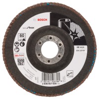 Bosch Flap disc X581, Best for Inox 125 mm, 22.23 mm, G60