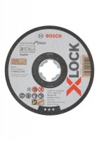 Bosch XLOCK Standard for Inox 125x1x22.23mm Straight Cutting 125 x 1 x 22.23 mm