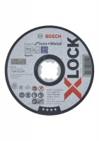 Bosch XLOCK Expert for Inox+Metal 125x1x22.23 Straight Cutting AS 60 T INOX BF, 125 mm, 1,0 mm