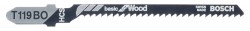 Bosch Jigsaw blade T 119 BO Basic for Wood