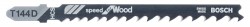 Bosch Jigsaw blade T 144 D Speed for Wood