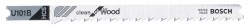 Bosch Jigsaw blade U 101 B Clean for Wood