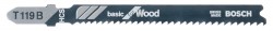 Bosch Jigsaw blade T 119 B Basic for Wood