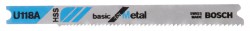 Bosch Jigsaw blade U 118 A Basic for Metal