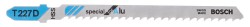 Bosch Jigsaw blade T 227 D Special for Alu