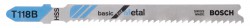 Bosch Jigsaw blade T 118 B Basic for Metal