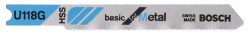 Bosch Jigsaw blade U 118 G Basic for Metal