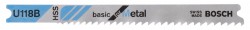 Bosch Jigsaw blade U 118 B Basic for Metal