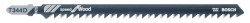 Bosch Jigsaw blade T 344 D Speed for Wood