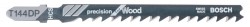 Bosch Jigsaw blade T 144 DP Precision for Wood