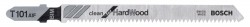 Bosch Jigsaw blade T 101 AIF Clean for Hard Wood