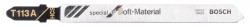 Bosch Jigsaw blade T 113 A Special for Soft Material