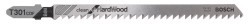 Bosch Jigsaw blade T 301 CDF Clean for Hard Wood
