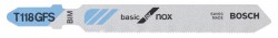 Bosch Jigsaw blade T 118 GFS Basic for Inox