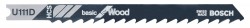 Bosch Jigsaw blade U 111 D Basic for Wood