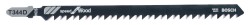 Bosch Jigsaw blade T 344 D Speed for Wood