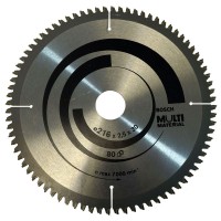 Bosch 216 x 80T x 30mm Construction Alu Cutting Blade