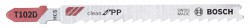 Bosch Jigsaw blade T 102 D Clean for PP