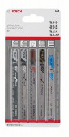 Bosch 5piece jigsaw blade set Allrounder T 144 D; T 101 B; T 102 H; T 113 A; T 121 AF