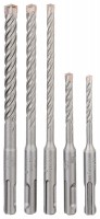 Bosch SDS Plus5X; Hammer Drill Bit 5/6/6/8/10mm 5pc Set
