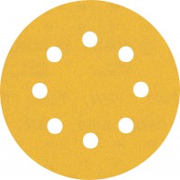 Bosch Expert C470 Sandpaper for Random Orbital Sanders 115 mm, 8 holes, G 240 5pc