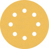 Bosch Expert C470 Sandpaper for Random Orbital Sanders 115 mm, 8 holes, G 60/120/240 6pc