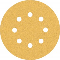 Bosch Expert C470 Sandpaper for Random Orbital Sanders 125 mm, 8 holes, G 80 5pc