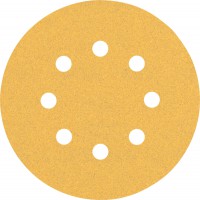 Bosch Expert C470 Sandpaper for Random Orbital Sanders 125 mm, 8 holes, G 100 5pc