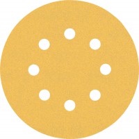 Bosch Expert C470 Sandpaper for Random Orbital Sanders 125 mm, 8 holes, G 120 5pc