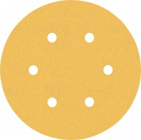 Bosch Expert C470 Sandpaper for Random Orbital Sanders 150 mm, 6 holes, G 120 5pc