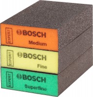 Bosch Expert Standard S471 Foam Sanding Block 69 x 97 x 26 mm, M, F, SF 3pc