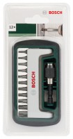 Bosch 12 pc Screwdriver Bit Set (T8; T10; T15 (2x); T20 (2x); T25 (2x); T27; T30; T40; 1 magnetic universal holder)