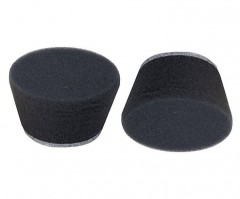 Proxxon 29092 50mm Professional Soft (Black) Polishing Sponges Conical (Pack of 2)