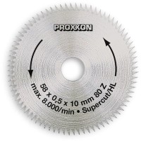 Proxxon 28014 Crosscut blade \"super-cut\", 58 mm diameter (80 teeth) NO 28 014