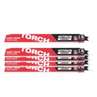 (NO LONGER AVAILABLE) Milwaukee 48005562 Pack of 5 Nitrus Carbide Reciprocating Saw Blades 230mm x 7TPI