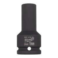 (NO LONGER AVAILABLE) Milwaukee SHOCKWAVE� IMPACT DUTY  3/4\" Impact Socket Long 19mm - 1pc