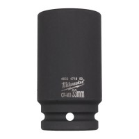 Milwaukee SHOCKWAVE� IMPACT DUTY  3/4\" Impact Socket Long 33mm - 1pc