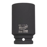 Milwaukee SHOCKWAVE� IMPACT DUTY  3/4\" Impact Socket Long 36mm - 1pc