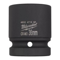 Milwaukee SHOCKWAVE� IMPACT DUTY 1\" Impact Socket Short 36mm - 1pc