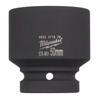 Milwaukee SHOCKWAVE� IMPACT DUTY 1\" Impact Socket Short 50mm - 1pc