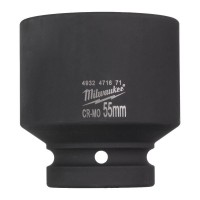 Milwaukee SHOCKWAVE� IMPACT DUTY 1\" Impact Socket Short 55mm - 1pc