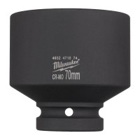 Milwaukee SHOCKWAVE� IMPACT DUTY 1\" Impact Socket Short 70mm - 1pc