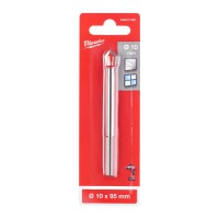 Milwaukee Glass & Tile Drill Bit 10mm x 95mm - 1pc