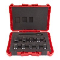 Milwaukee SHOCKWAVE� IMPACT DUTY 1/2\" Impact Socket Set Long - 11pc