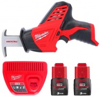 Milwaukee C12HZ-202C Compact Cordless Hackzall 12 Volt 2 x 3.0ah Li-Ion