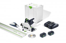 Festool 577392 TSC 55 Cordless Circular Plunge Saw 36V With 5ah Battery Set + Rail