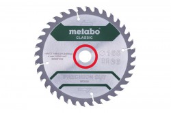 Metabo 628659000 HW/CT Circular Saw Blade 160 x 36T x 20 - Precision Cut Wood Classic